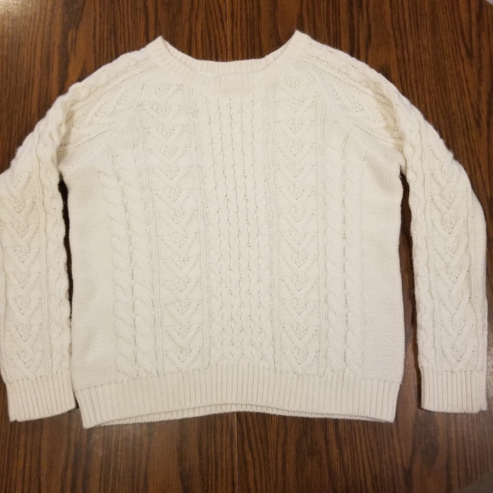 Forever 21 Women's Cable Knit Sweater Size Large